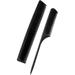 2pcs Hair Teasing Comb Hair Styling Comb Teasing Hair Brush Grooming Tail Comb Rat Tail Combs Plastic Smoothing Hair Comb Women Hair Comb Hair Salon Comb Tease Hairbrush Black
