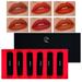 WNG 6 Piece Non Stick Cup Lip Gloss Box Set Lip Glaze Moisturizing Lip Glaze Long Lasting and Not Easy to Fade Long Lasting Wild Velvet Lipstick Set