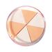 NUOLUX Makeup Puff Sponge Cosmetics Puff Skin-friendly Six Slices Triangle Puff Foundation Sponge Powder Puff Makeup Puff Dry Wet Use for Applying Loose Powder Pressed Powder with a Storage Box