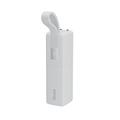 Sanag Small Portable Charger with AC Wall Plug & Built-in Cables 5000mAh Ultra-Compact Power Bank Cute Battery Pack Compatible with iPhone Android White