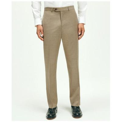 Brooks Brothers Men's Slim Fit Wool 1818 Dress Pants | Tan | Size 40 32