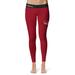 Women's Vive La Fete Red/Black Florida Tech Panthers Plus Size Solid Design Yoga Leggings