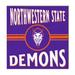 Northwestern State Demons 10'' x Retro Team Sign