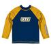 Toddler Vive La Fete Blue/Gold Tennessee Chattanooga Mocs Solid Contrast Rash Guard