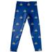 Infant Girls Vive La Fete Royal Delaware Fightin' Blue Hens All Over Print Leggings