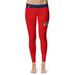 Women's Vive La Fete Red/Blue Stony Brook Seawolves Plus Size Solid Design Yoga Leggings