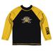 Toddler Vive La Fete Black/Gold Northern Kentucky University Norse Solid Contrast Rash Guard