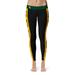 Women's Vive La Fete Black/Gold Baylor Bears Side Stripe Yoga Leggings