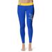 Women's Vive La Fete Blue/Gold Cal State Bakersfield Roadrunners Plus Size Solid Design Yoga Leggings