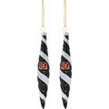 Cincinnati Bengals Two-Pack Swirl Blown Glass Ornament Set