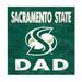 Sacramento State Hornets 10'' x Dad Plaque
