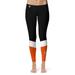 Women's Vive La Fete Black/Orange Oklahoma State Cowboys Color Block Yoga Leggings