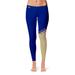 Women's Vive La Fete Royal/Gold Tulsa Golden Hurricane Color Block Yoga Leggings