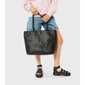 Skinnydip Black Leather-Look Flame Tote Bag New Look