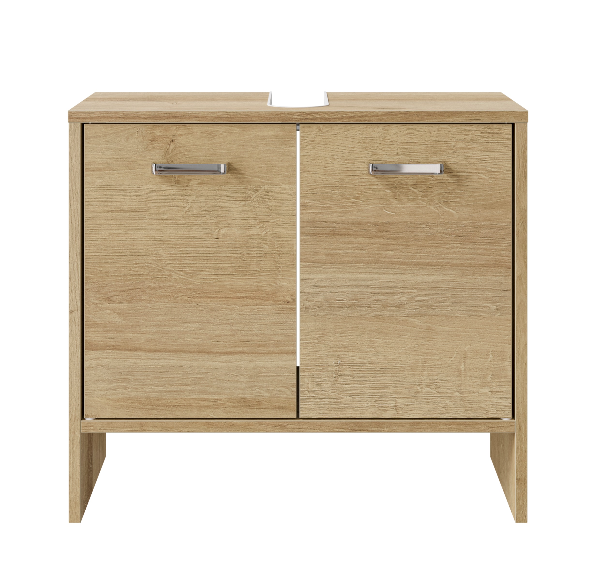 Waschbeckenunterschrank SAPHIR "Quickset 300", braun (riviera eiche quer nachbildung), B:60,6cm H:54,3cm T:28,4cm, Spanplatte, Schränke, 60,6 cm breit Image