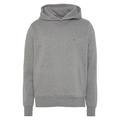 Hoodie TOMMY HILFIGER "FLAG LOGO HOODY" Gr. S, grau (medium grey heather) Herren Sweatshirts