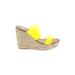 Gianni Bini Wedges: Yellow Shoes - Women's Size 8 1/2