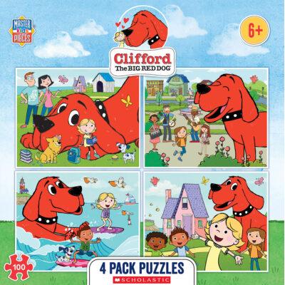 Clifford 4-pack 100pc Puzzles