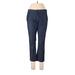 Banana Republic Factory Store Casual Pants - Mid/Reg Rise: Blue Bottoms - Women's Size 6 Petite