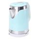 Stainless Steel Electric Tea Kettle, Professional 2000W 2L Electric Kettle for Office for Kitchen (blue)