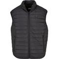 Jerseyweste URBAN CLASSICS "Urban Classics Herren Light Bubble Vest", Herren, Gr. M, schwarz, 100% Polyester, Rundhals, Westen