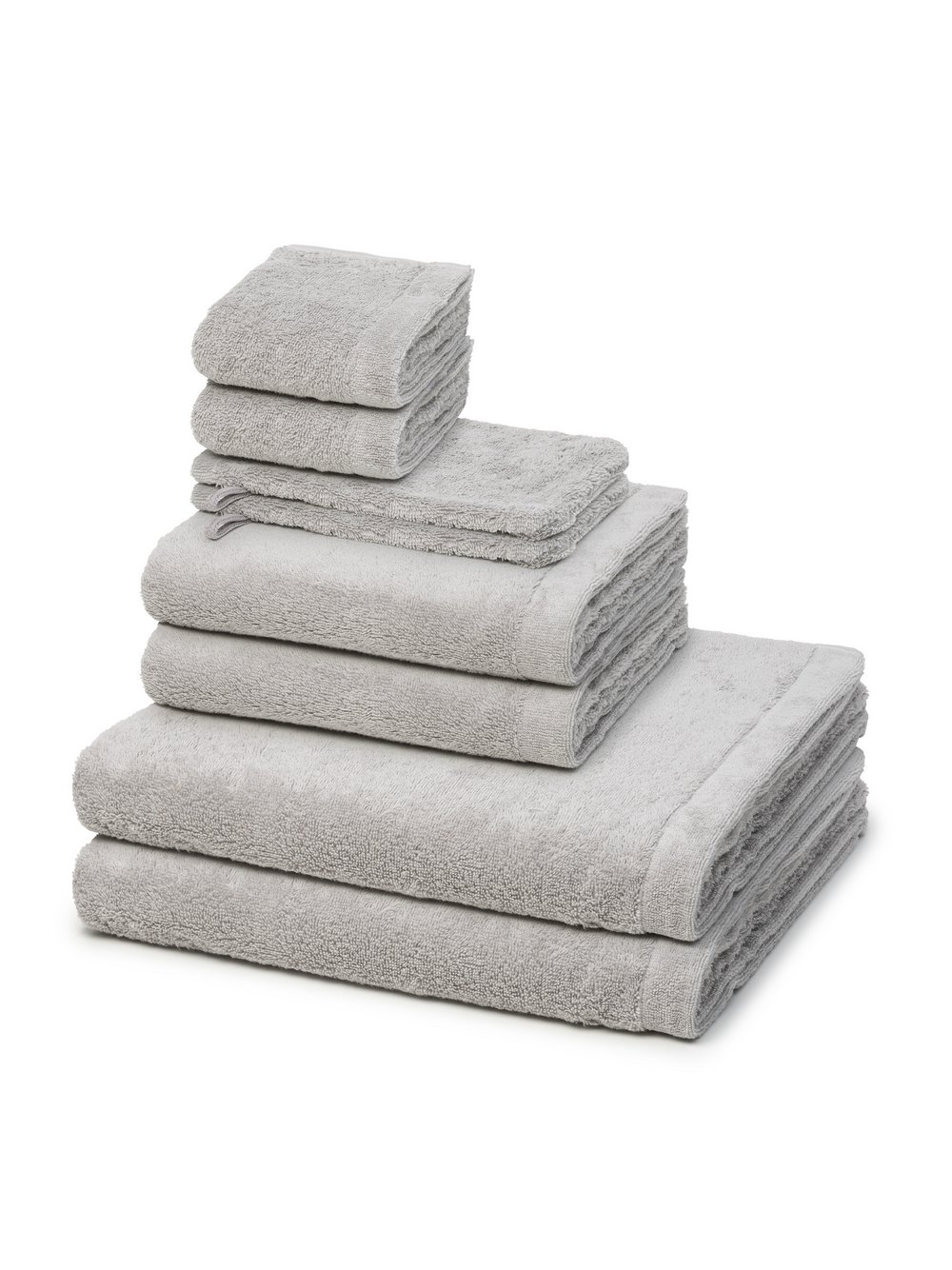 Cawö Handtuchset 8-teilig Damen grau, ONE SIZE Image