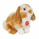 Teddy Hermann 93723 - Hase sitzend hellbraun weiß gescheckt, Bauernhoftier, Plüschtier, Stofftier, 20 cm - Teddy Hermann