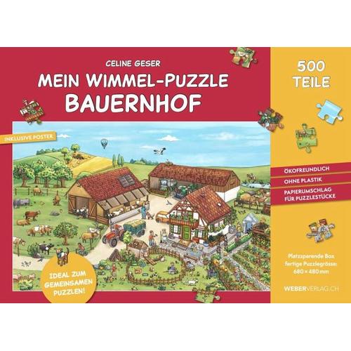 Mein Wimmel-Puzzle Bauernhof - Weber Verlag Thun