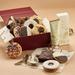 Gourmet Bakery Assortment Gift With Luxury Leaf Hand Cream By Handmade Freshly Baked Treats Beautiful Maroon Gift Box Includes Variety Of Brownies And Decadent Cookies