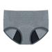 Ploknplq Lingerie for Women Period Underwear Period Underwear for Women High Waist Leakproof Underwear Panties Leak Proof Panties Seamless Underwear for Women Panties for Women Gray 3xl