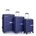 Hardshell Suitcase Double Spinner Wheels PP Luggage Sets Lightweight Durable Suitcase with TSA Lock,3-Piece Set (20/24/28)