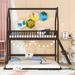Kid-Friendly Design Twin Over Twin Bunk Bed with Extending Trundle and Ladder