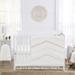 Sweet Jojo Designs Ivory Boho Chic Boy Girl Gender Neutral 5p Nursery Crib Bedding Set Beige Off White Bohemian Modern Farmhouse