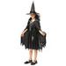 Halloween Witch Costume Set for Girls Halloween Witch Dress Perfect for Halloween Dress Up Parties Festivals Witch Party The Wonderful Oz role Play Fairytale Witch Themed Party Magic Theme Party