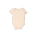 Baby Gap Short Sleeve Onesie: Pink Bottoms - Size 0-3 Month