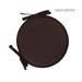 11.81/14.96inch Round Chair Pads Seat Cushions Indoor Outdoor Chair Cushions Furniture Decoration DEEP COFFEE 38X38CM
