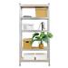 Hcore 5-Tier Utility Shelves Metal Storage Shelves Garage Shelving Unit Adjustable Garage Storage Shelves Storage Racks Heavy Duty Shed Shelving- Silver 35*18*71 Inch