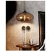 TOFOTL Creative Modern Circular Glass Pendant Lamp Personalized Colored Glass Home Decor For Restaurant Bar Dining Room