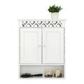 SamyoHome Bathroom Wall Cabinet with DoorsBathroom Storage for Home