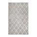 HomeRoots 7 x 9 ft. Slate Geometric Stain Resistant Non Skid Indoor & Outdoor Rectangle Area Rug - Silver - 7 x 9 ft.