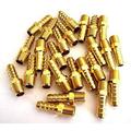 25 BRASS AIR HOSE REPAIR FITTING SPLICER BARB BB-73121/4 NPT Male Threads 3/8 O.D - 1/4 I.D Barb Fits 3/8 Air Hoses