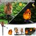 Yard Driveway Resin Squirrel garden statues Solar pop pen Table Decor Pen Holder Squirrel Courtyard Solar Light Outdoor Plug-In Garden Statue Home Decor