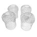 4pcs Metal Mesh Gutter Leaf Debris Mud Trap Guards Drain Pipe Cover Downpipe-Leaf Filter Screen Drain Pipe Filter Cap Leaf Filter Screen Aluminum Metal