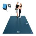 Extra Large Exercise Mat for Home Workout 96 x 54 inch Workout Mats for Home Gym Flooring Thick Ultra Durable Cardio Mat Ideal for All Intense Fitness- Shoe Friendly Eco Friendly