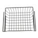 FRCOLOR Stainless Steel Desktop Storage Rack Hanging Under Shelf Storage Iron Mesh Basket Cupboard Cabinet Door Organizer Rack Closet Holders Storage Basket (Small Size)