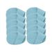 10 Pieces Golf Club Headcovers PU Leather Portable Golf Iron Head Covers Set S Light Blue