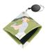 Golf Ball Towel Golf Club Head Cleaner PU Leather Golf Accessories Square with Clip Wiping Cloth Golf Ball Cleaner Pouch