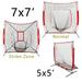 Baseball Softball Net Practice Hitting Training Net with Carry Bag-5 Ã—5 (batting tee)