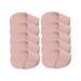 10 Pieces Golf Iron Headcovers Golf Club Head Cover PU Anti Scratch Lightweight Golf Head Covers Golf Training Equipment S Pink