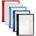 Ultra Durable Clear Front Report Covers 25 Per Box Letter Size Assorted Colors Poly Back Cover with Fasteners Lay Flat by Better Office Products Box of 25